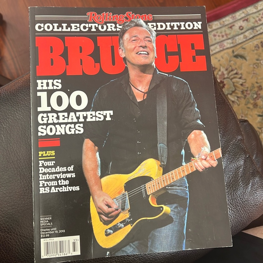 Rolling Stone Bruce Springsteen Collectors Edition Magazine in great condition
